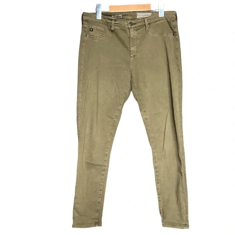 AG Adriano Goldschmied “The Abby” Mid-Rise Skinny Ankle Jeans 30R - Anthropology